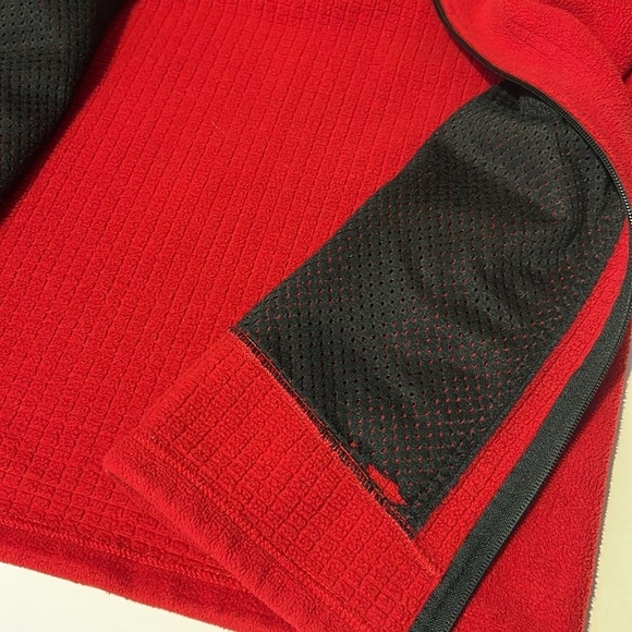 Patagonia Men’s Polartec Regulator Red Zip Up Fleeced Jacketet Size XL - Picture 12 of 15